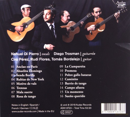 Nahuel Di Pierro: Anclao En Paris Tango - Milonga - Vals [CD]