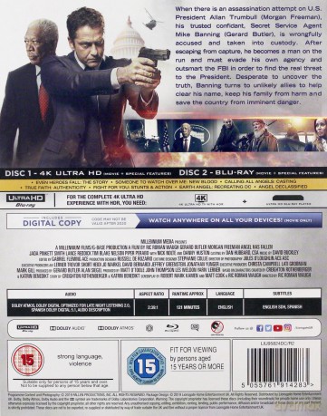 Angel Has Fallen (Świat w ogniu) [Blu-Ray 4K]+[Blu-Ray]