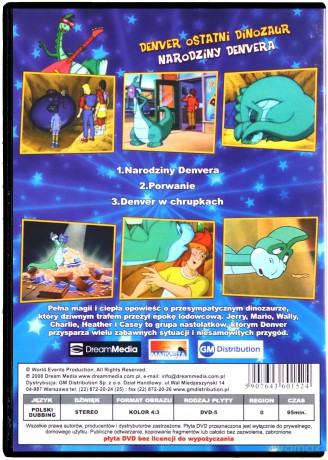 Denver Ostatni Dinozaur: Narodziny Denvera [DVD]
