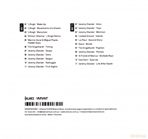 Jeremy Olander: Balance Presents Vivrant [2CD]