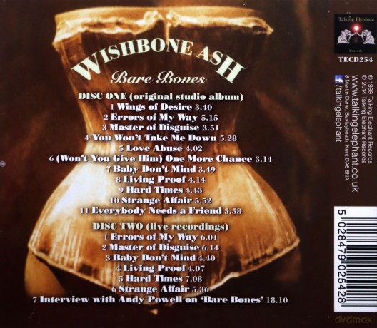 Wishbone Ash: Bare Bones (Deluxe) [2CD]
