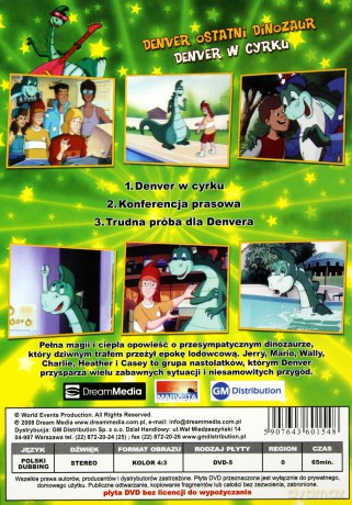 Denver Ostatni Dinozaur: Denver w cyrku [DVD]