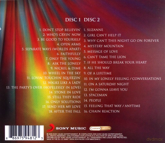 Journey: Don't Stop Believin - The Best Of [2CD]