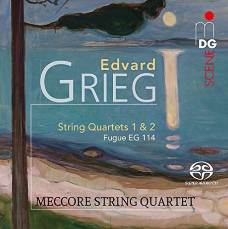Meccore String Quartet: Edvard Grieg: String Quartet Op. 27 Quartet F Major. Fugue [CD]