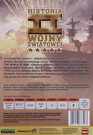 Historia II Wojny Światowej 40: Hitlerowskie Niemcy społeczeństwo w latach 1933-1939 cz. 1 [DVD]