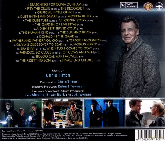 Fringe: Season 5 soundtrack [CD]