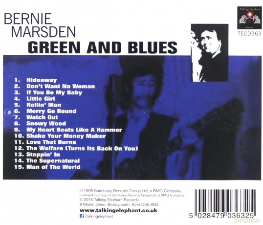 Barnie Marsden: Green And Blues A Tribute To Peter Green [CD]