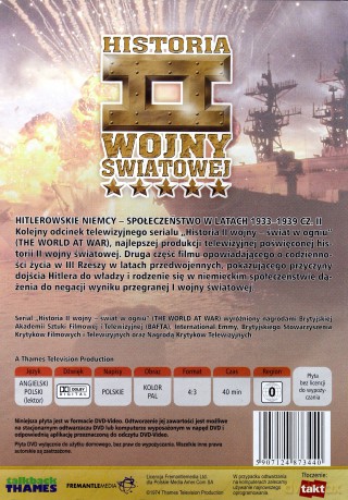 Historia II Wojny Światowej 41: Hitlerowskie Niemcy - Społeczeństwo w latach 1933-1939 cz. 2 [DVD]