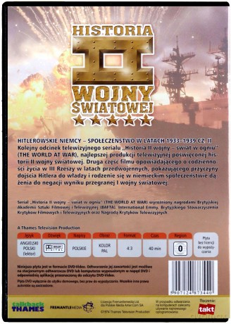 Historia II Wojny Światowej 41: Hitlerowskie Niemcy - Społeczeństwo w latach 1933-1939 cz. 2 [DVD]