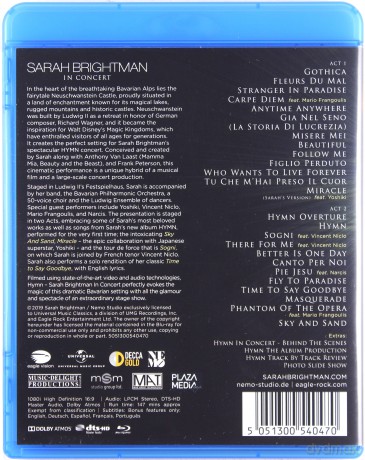 Sarah Brightman: Hymn In Concert [Blu-Ray]
