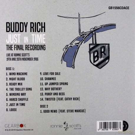 Buddy Rich: Just In Time - The Final Recording [2CD]