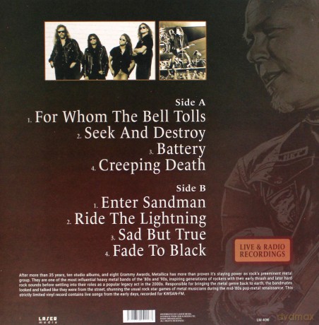 Metallica: Legendary Songs From Teh Early Days [Winyl]