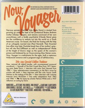 Now. Voyager (1942) (Criterion Collection) [Blu-Ray]