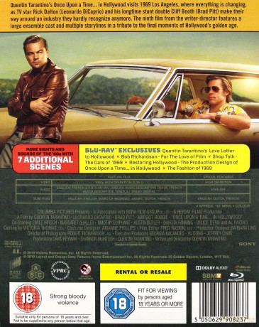 Once Upon A Time In Hollywood (Pewnego razu w Hollywood) [Blu-Ray]