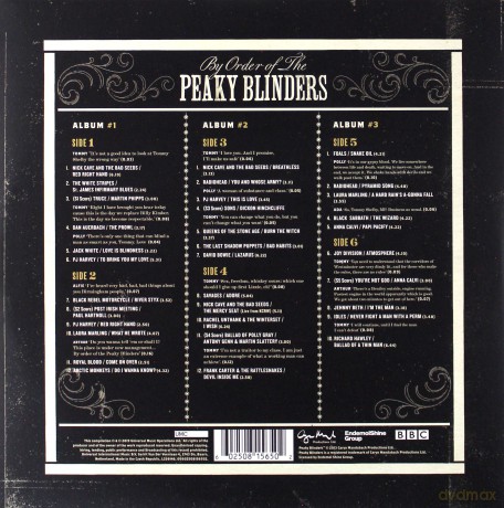 Peaky Blinders - Series 1-5 soundtrack [3xWinyl]
