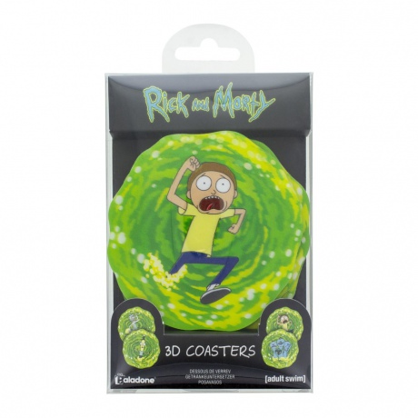 Rick And Morty: Rick and Morty 3D Coasters