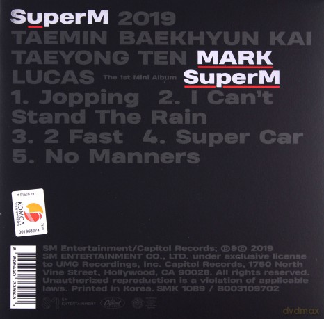 Superm: Superm The 1st Mini Album Superm (Mark) [CD]