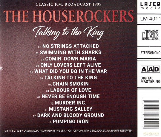 Houserockers: Talking To The King (Feat. Bruce Springsteen And Joe Grushecky) [CD]