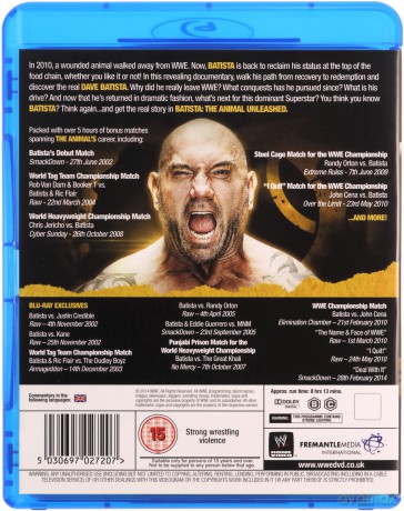 Wwe Batista The Animal Unleashed [2xBlu-Ray]