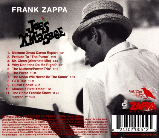 Frank Zappa: Joe's Xmasage [CD]