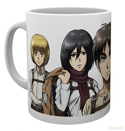 Attack On Titan: Attack On Titan Season 2, Lineup, Kubek, Wood 15 x 10 x 9 cm
