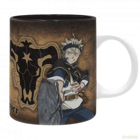Black Clover: Black Clover Gift Idea, Breakfast, Writing, Pen Holder, Office, Kubek, Kubek, Collectible, Comics, Manga, TV Series wielokolorowy, ABYMUG587