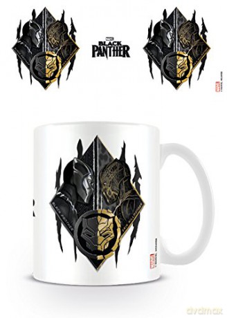 Black Panther: Black Panther MG24958 Vs Erik Killmonger Kubek ceramiczny wielokolorowy
