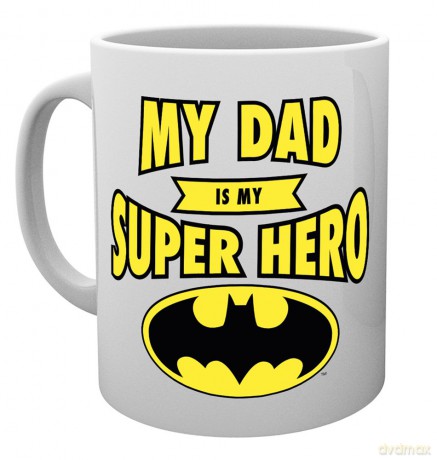 DC Comics: DC Comics Batman Dad Superhero Kubek, Wood wielokolorowy