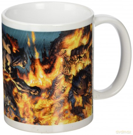 Batman: DC Comics Batman Flames ceramiczny Kubek wielokolorowy