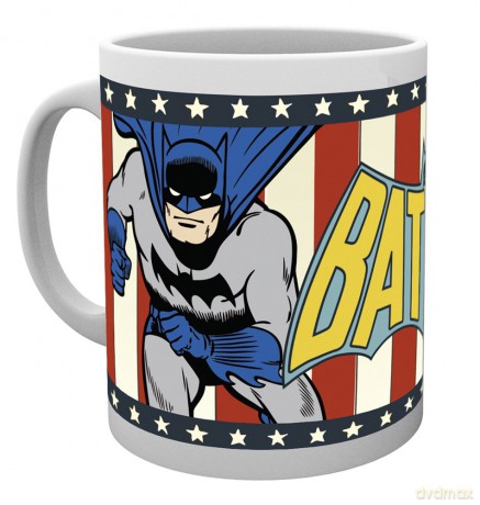 DC Comics: DC Comics Batman Vintage Kubek wielokolorowy