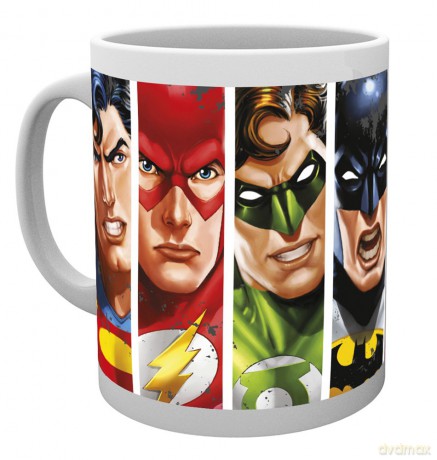 DC Comics: DC Comics Justice League Faces Kubek wielokolorowy