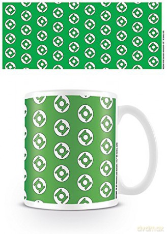 DC Originals: DC Comics Originals Green Lantern Logo Pattern ceramiczny Kubek wielokolorowy