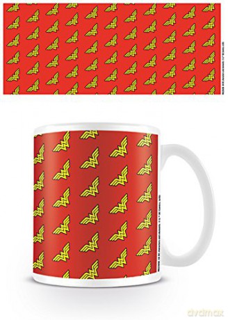 DC Originals: DC Comics Originals Wonder Woman Logo Pattern ceramiczny Kubek