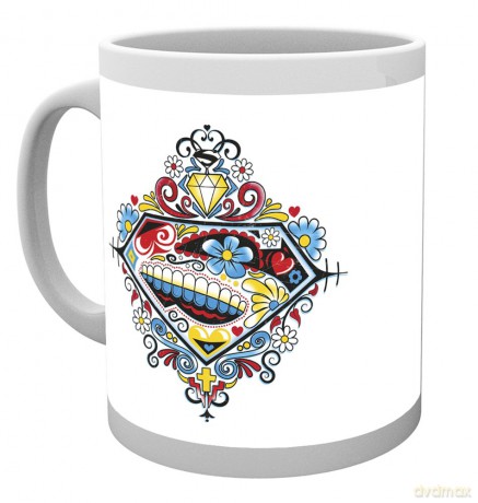 DC Comics: DC Comics Superman Sugar Logo Kubek wielokolorowy