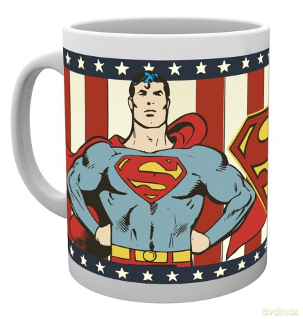 DC Comics: DC Comics Superman Vintage Kubek wielokolorowy
