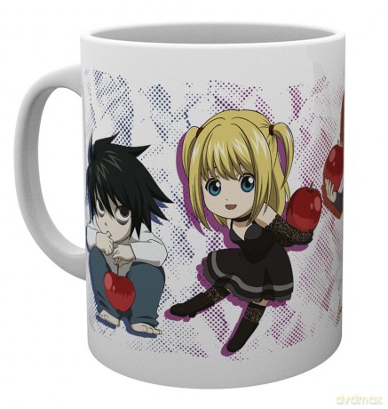 Death Note: Death Note, Chibi, Kubek, Wood wielokolorowy, 15 x 10 x 9 cm