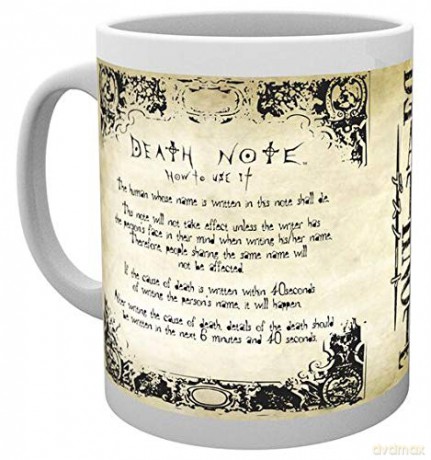 Death Note: Death Note, Rules, Kubek