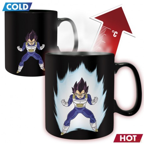 Dragon Ball: DRAGON BALL - Kubek zmieniający kolor - 460 ml - Vegeta