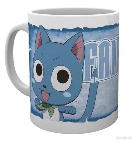 Fairy Tail: Fairy Tail, Happy, Kubek ceramiczny wielokolorowy, 15 x 10 x 9 cm
