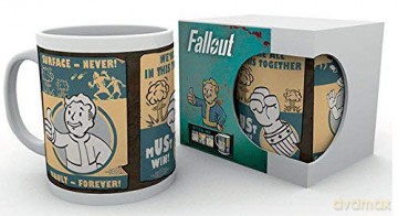 Fallout: Fallout 4, Vault Posters, Kubek, Wood 15x10x9 cm