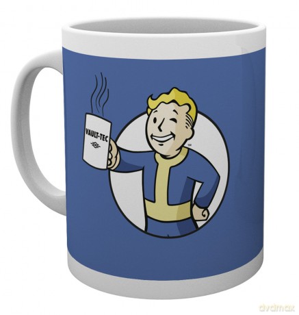 Fallout 4: Fallout Vault Boy Holding Kubek, Wood 15 x 10 x 9 cm