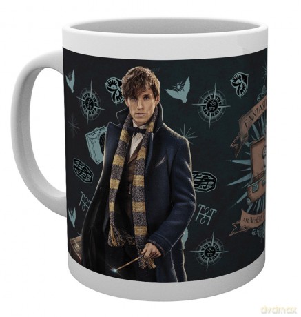 Fantastic Beasts: Fantastic Beasts, Newt Solo, Kubek, Wood 15 x 10 x 9 cm