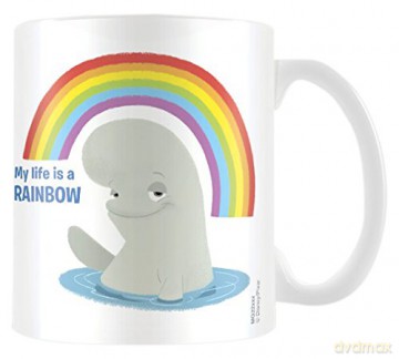 Finding Dory: Finding Dory My Life is A Rainbow ceramiczny Kubek wielokolorowy, 7.9 x 11 x 9.3 cm