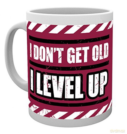 Gaming, I Level Up, Kubek, Wood wielokolorowy