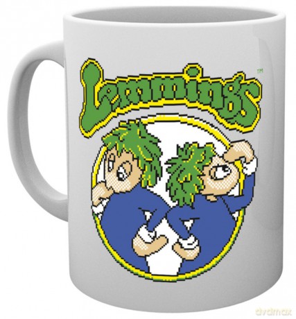 Lemmings: GB eye, Lemmings, Duo, Kubek, Wood 15x10x9 cm