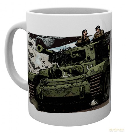 World Of Tanks: GB eye, World Of Tanks, Comic, Kubek, Wood 15 x 10 x 9 cm