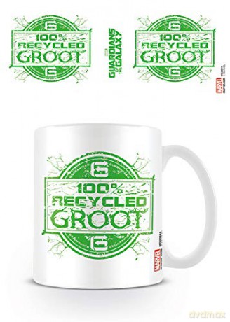 Guardians Of The Galaxy: Guardians Of The Galaxy 100% Recycled Groot ceramiczny Kubek wielokolorowy, 7.9 x 11 x 9.3 cm