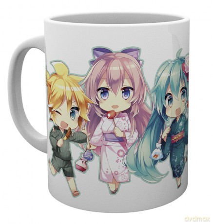 Hatsune Miku: Hatsune Miku, Geisha Chibi, Kubek ceramiczny 15 x 10 x 15 cm