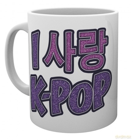 K-Pop: Limited MG3320 K-Pop Love Hangul Kubek wielokolorowy