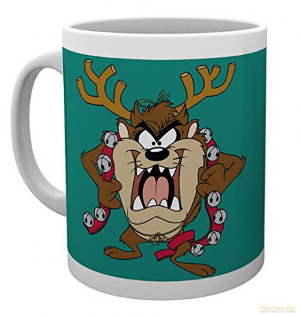 Looney Tunes: Looney Tunes, Taz Christmas, Kubek, Wood 15 x 10 x 9 cm